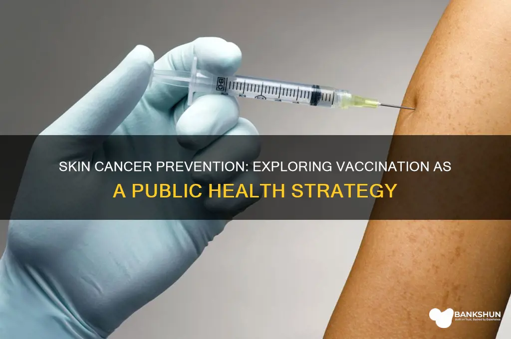 is skin cancer public health a vaccination