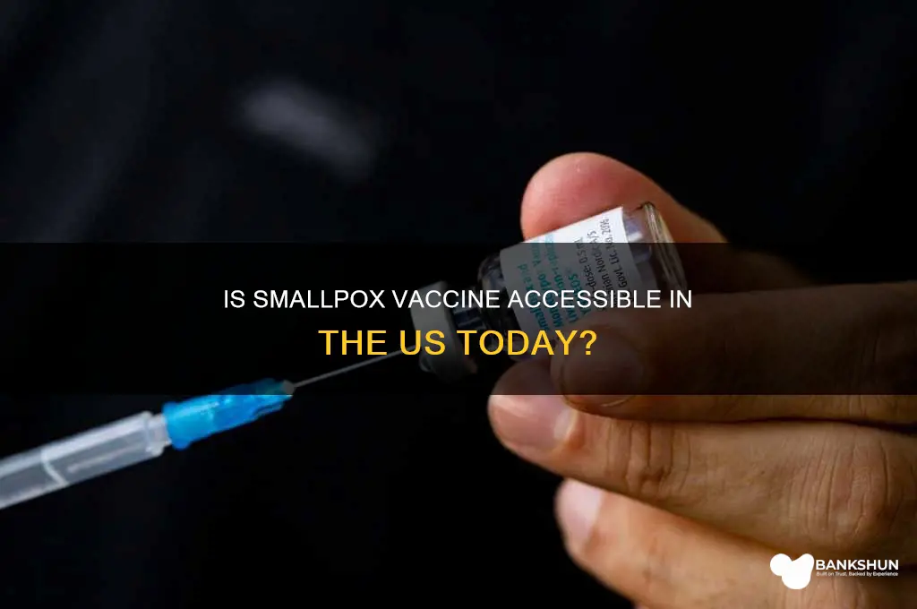 is smallpox vaccine available in the us