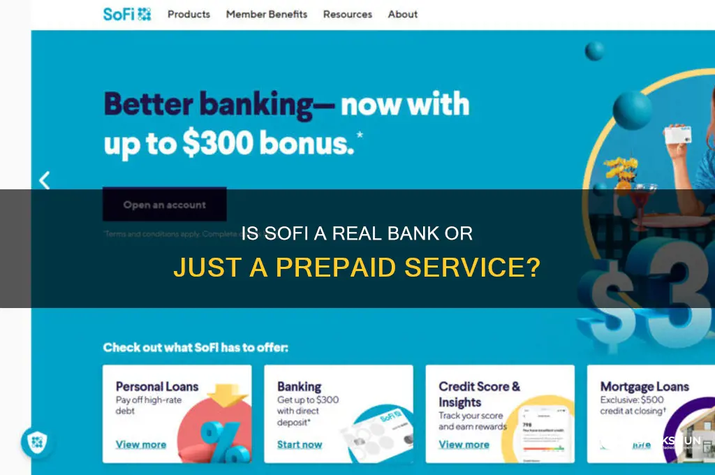 is sofi a real bank or prepaid