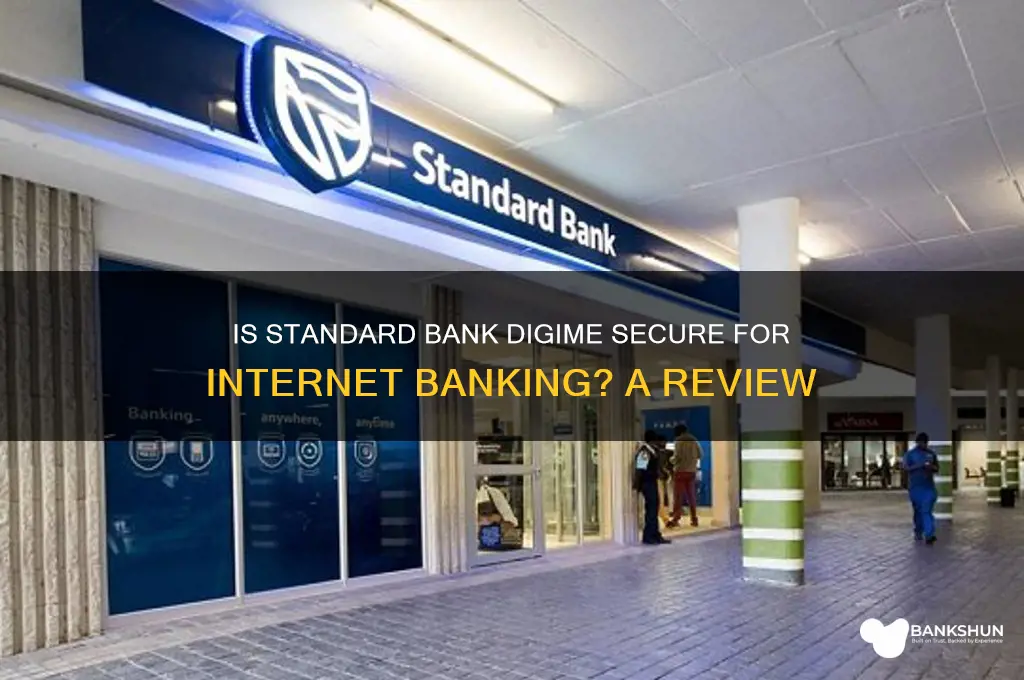 is standard bank digime for internet banking