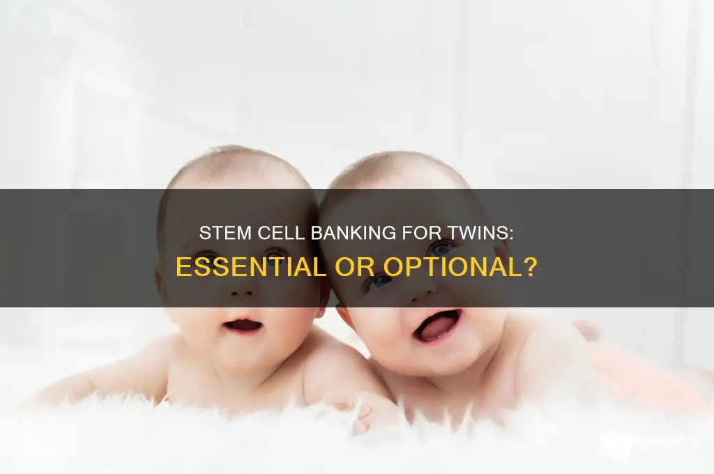 is stem cell banking required for twins