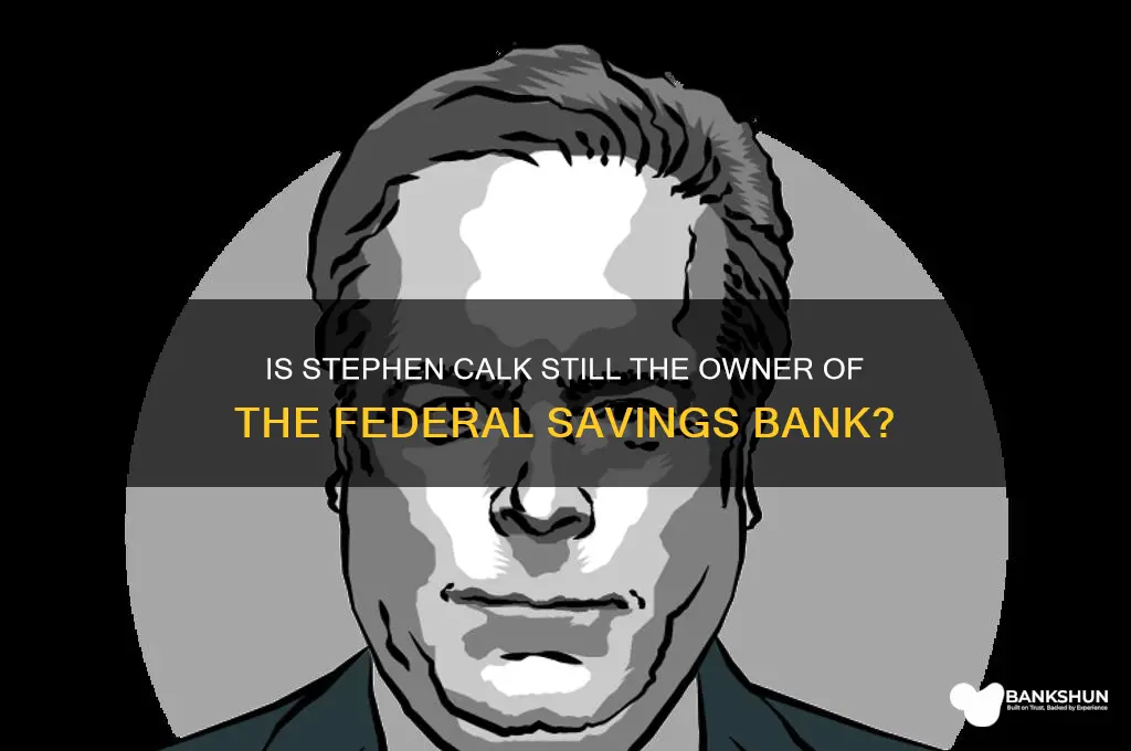 is stephen calk still owner of bank