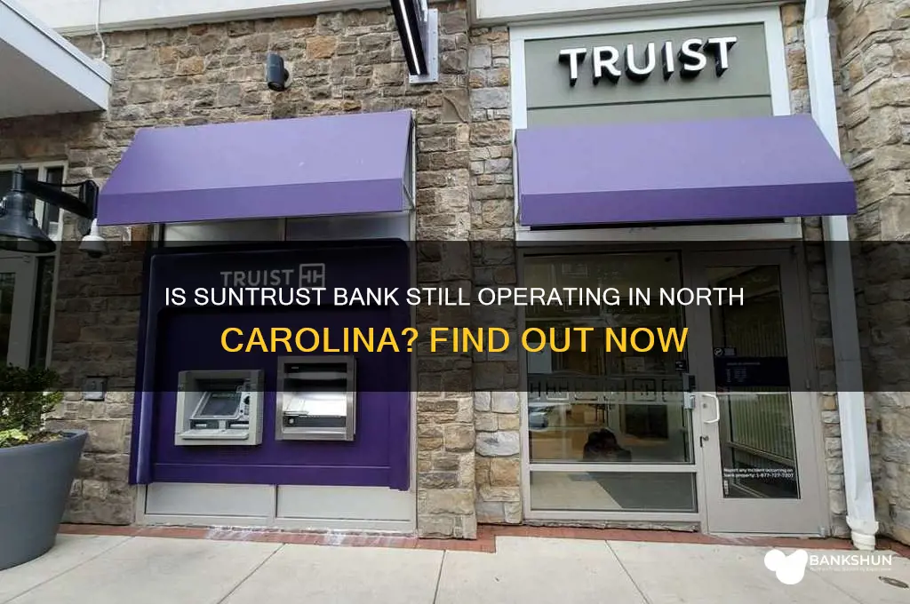 is suntrust bank still operating in nc