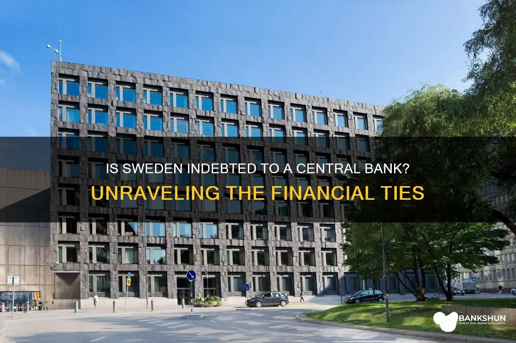 is sweden indebted to a central bank