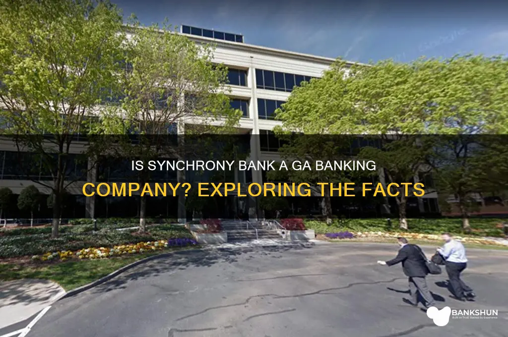 is synchrony bank a ga banking company