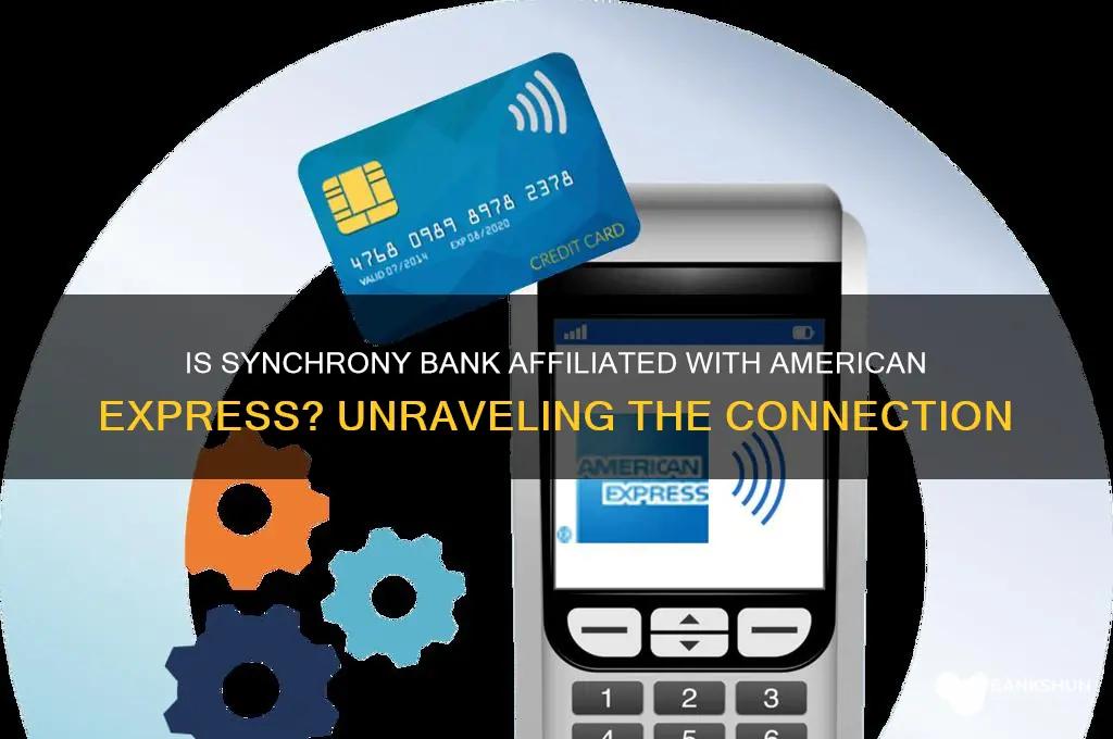 is synchrony bank affiliated with american express