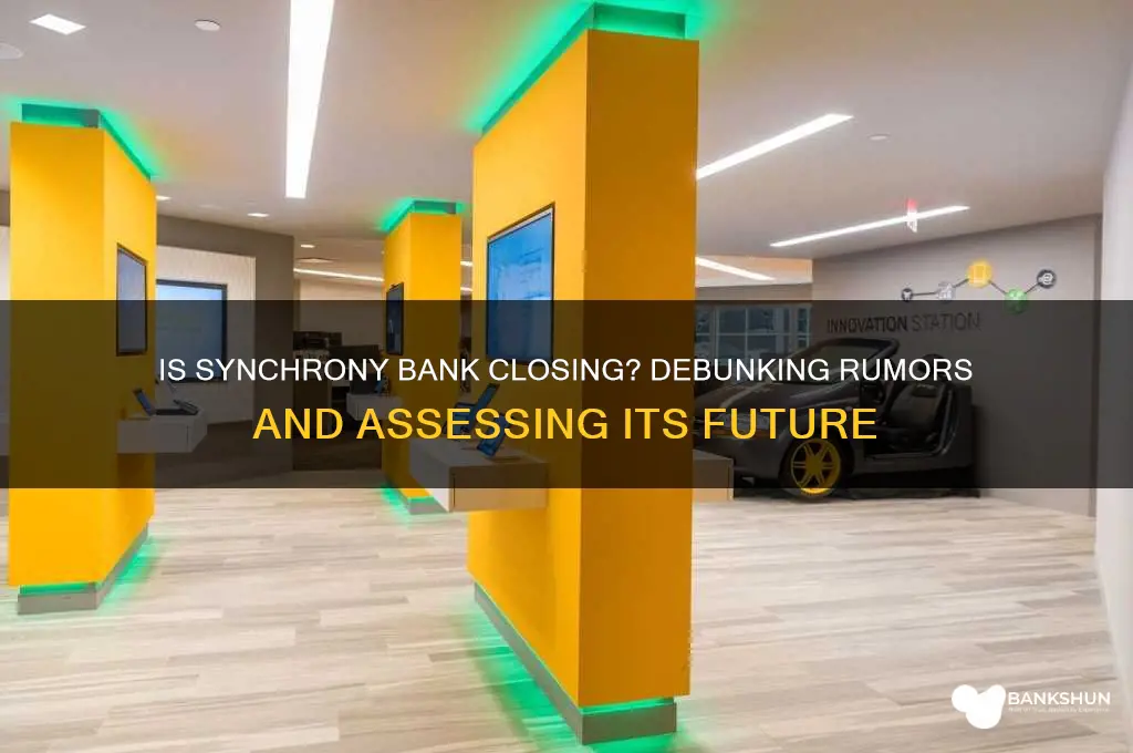 is synchrony bank going out of business