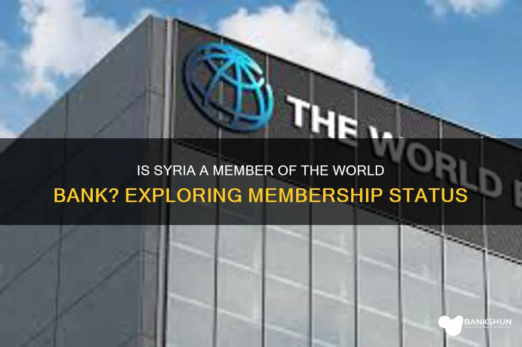 is syria part of the world bank