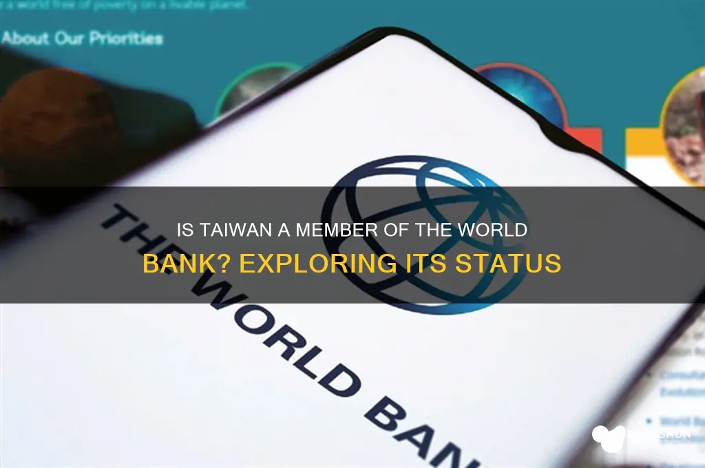 is taiwan part of the world bank
