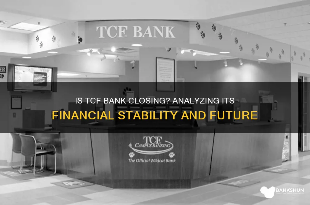 is tcf bank going out of business