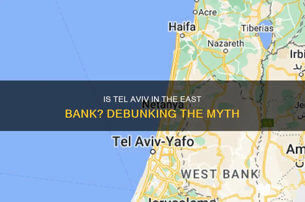 is tel aviv in the east bank