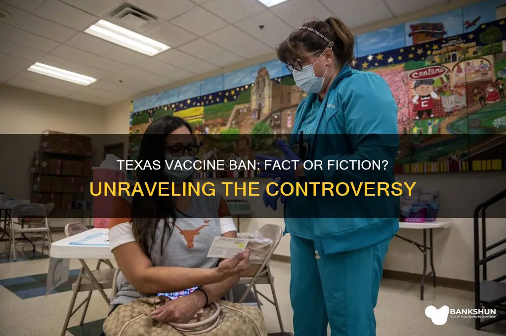 is texas really trying to ban vaccines
