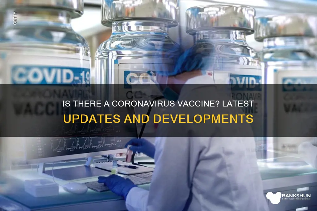 is tgere a vaccine for corona virus