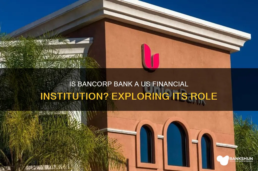 is the bancorp bank a us financial