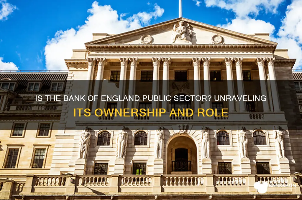is the bank of england public sector