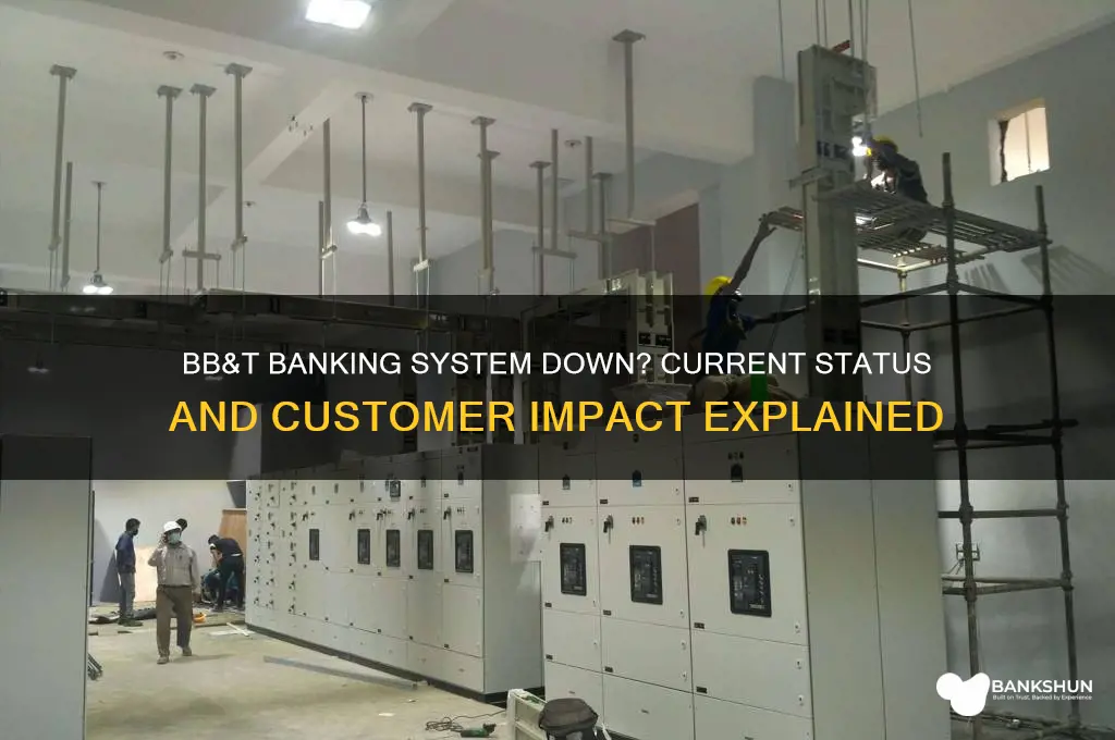 is the bb&t banking system down