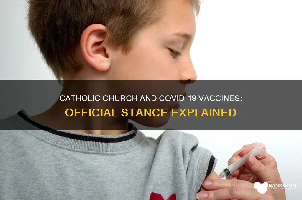 is the catholic church against the vaccine