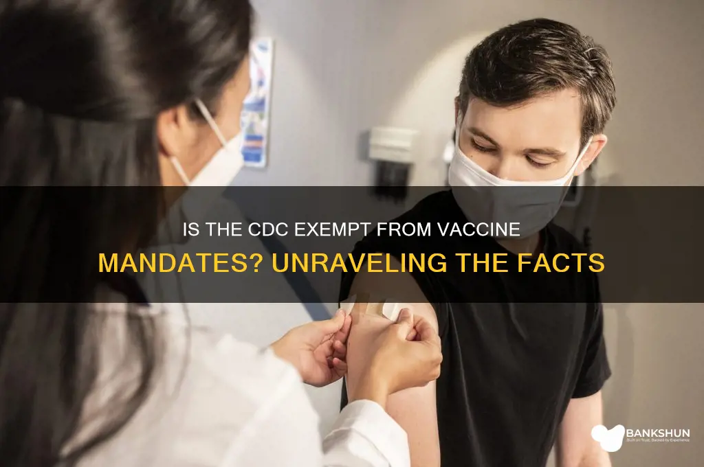 is the cdc exempt from the vaccine