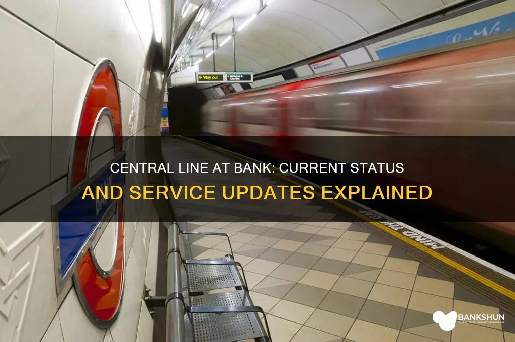 is the central line stopping at bank