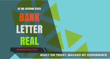 Is the Citizens State Bank Letter Real? Uncovering the Truth