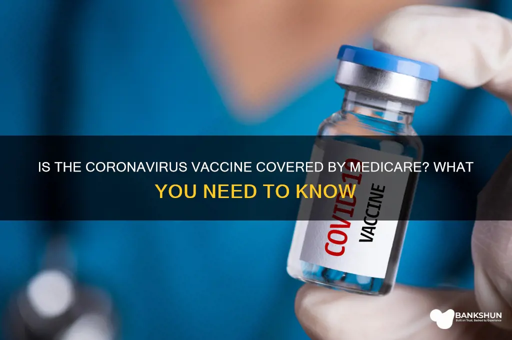 is the coronavirus vaccine covered by medicare