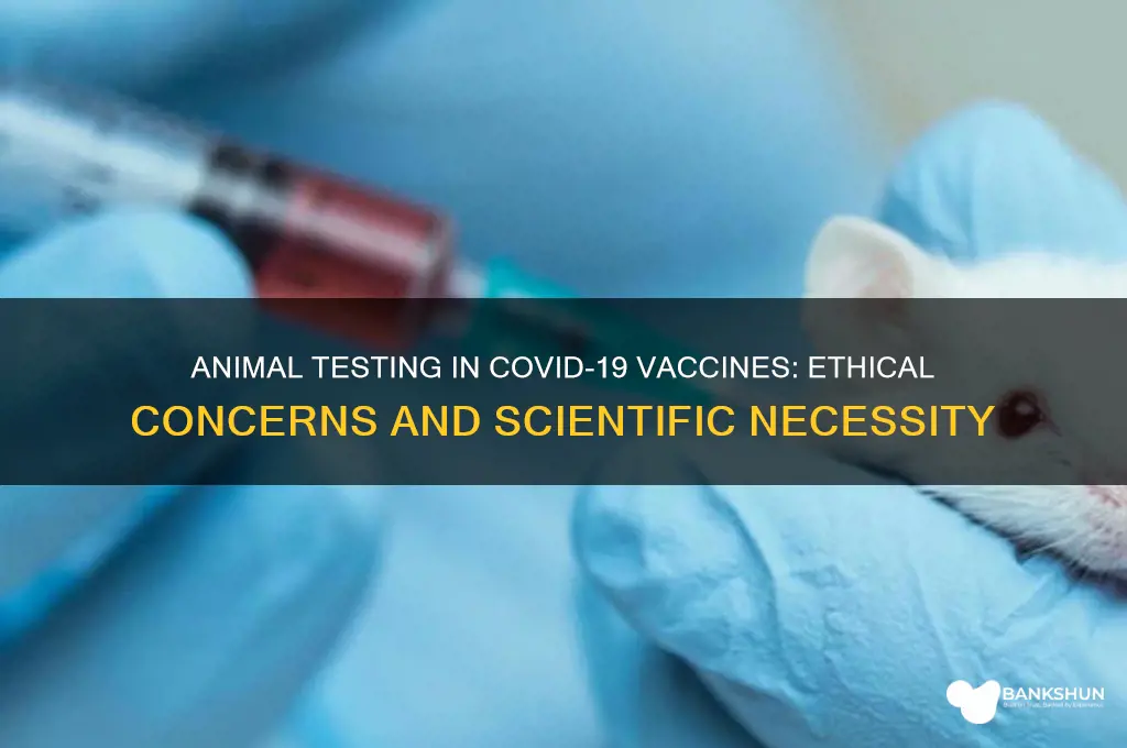 is the coronavirus vaccine tested on animals