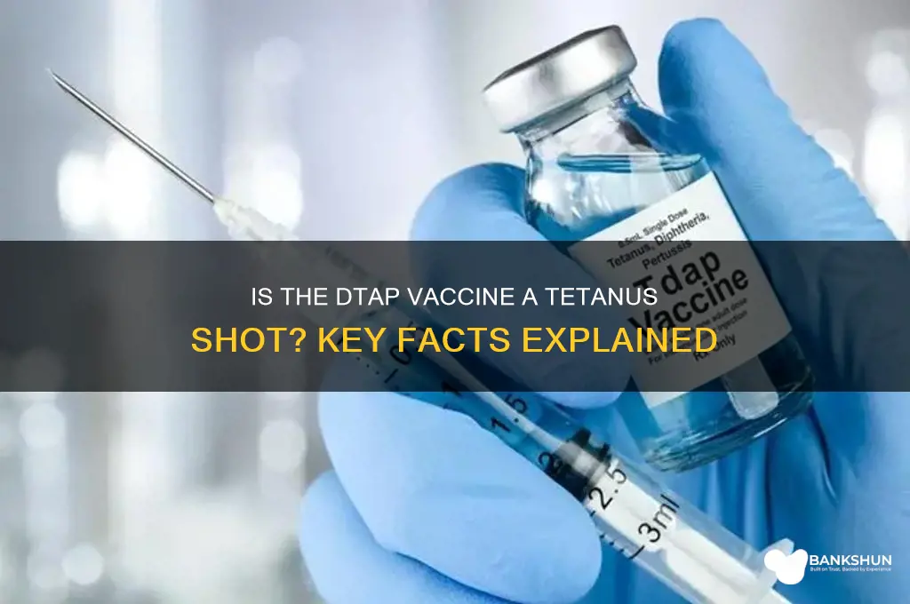 is the dtap vaccine a tetanus shot