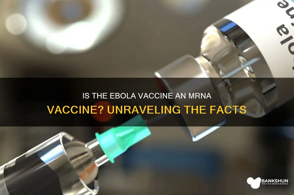 is the ebola vaccine a mrna vaccine