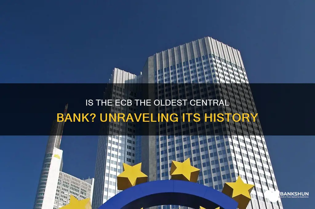 is the ecb the oldest central bank