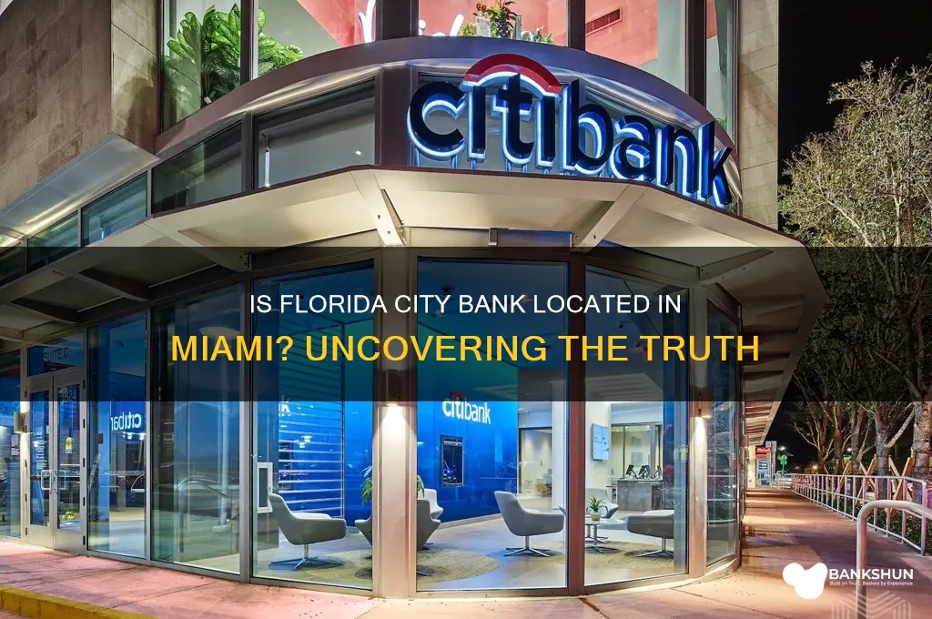is the florida city bank in miami