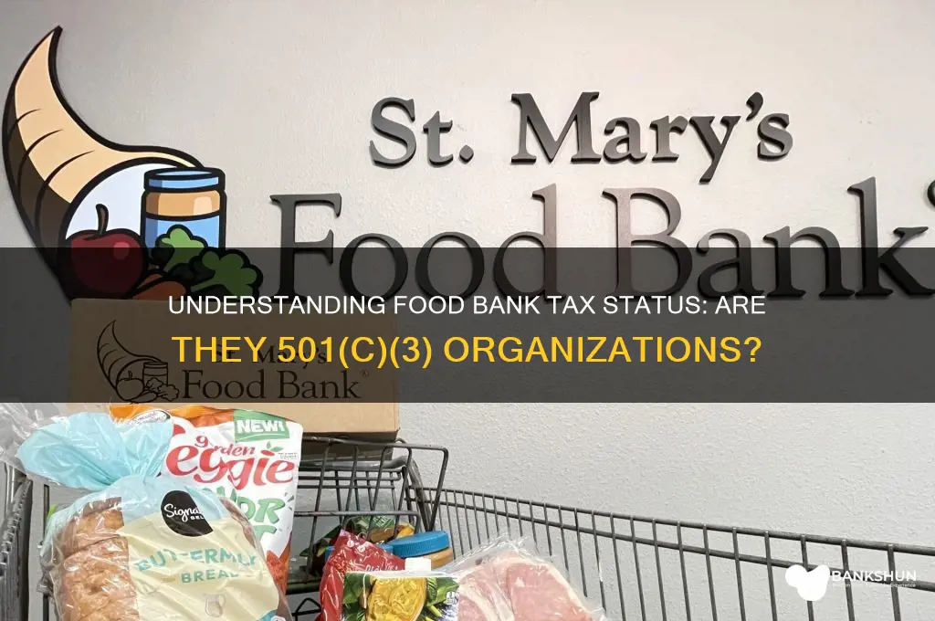 is the food bank a 501 c3
