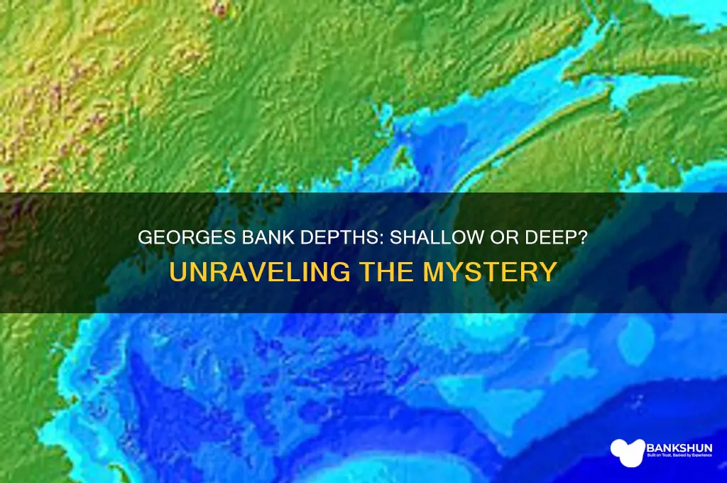 is the georges bank shallow or deep