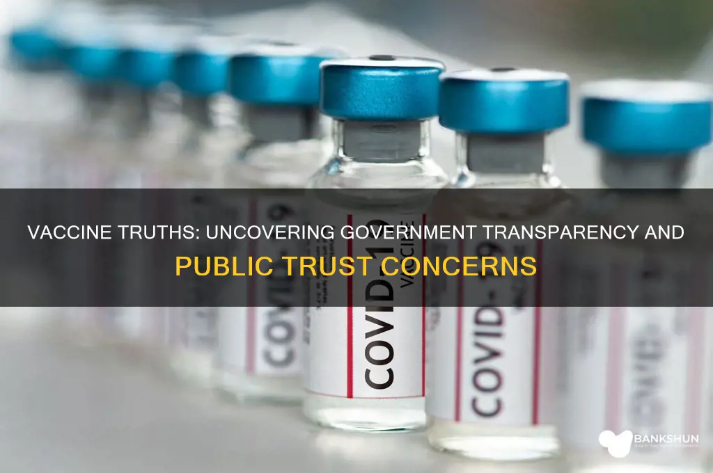 is the government lying about the vaccine