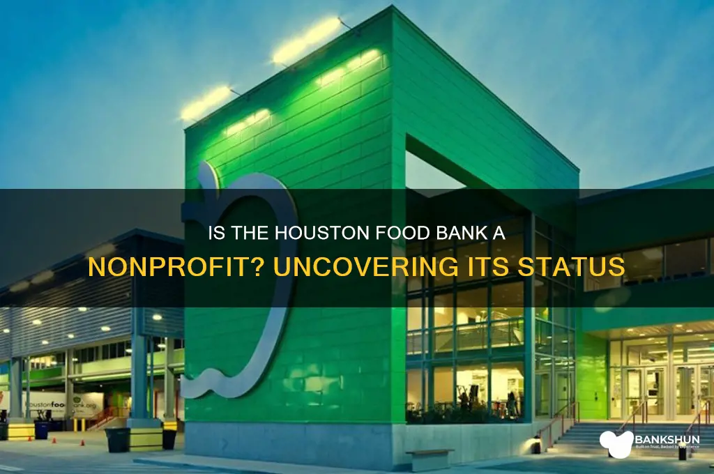 is the houston food bank a nonprofit
