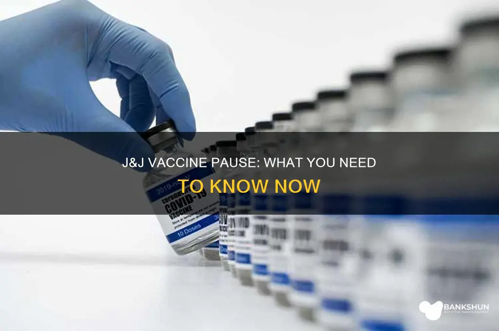 is the j&j vaccine on hold