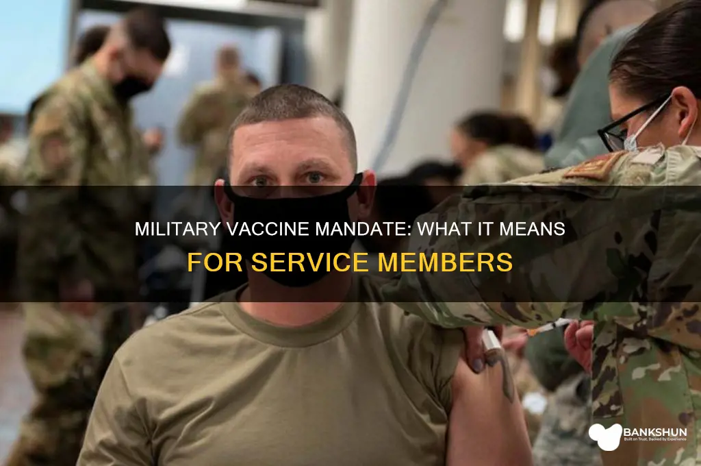 is the military making the vaccine mandatory