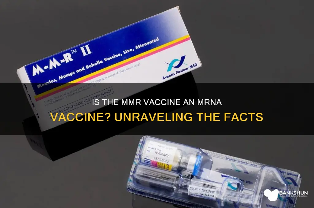 is the mmr vaccine a mrna vaccine