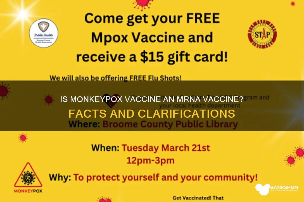 is the monkeypox vaccine a mrna vaccine