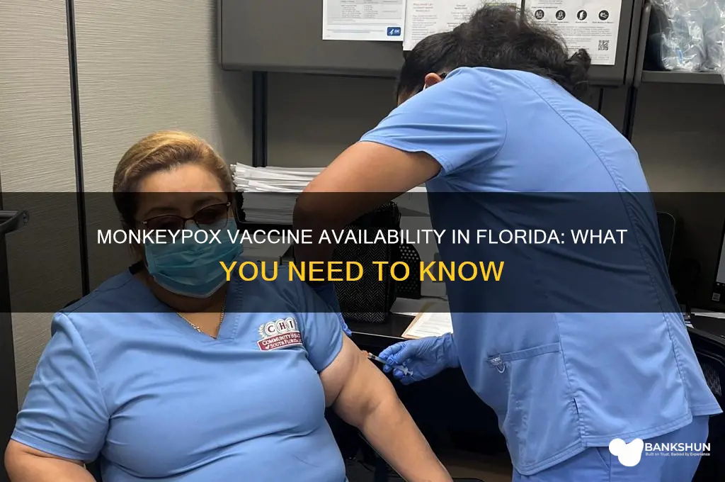 is the monkeypox vaccine available in florida