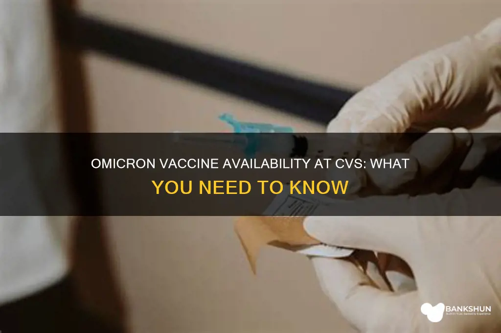 is the omicron vaccine available at cvs
