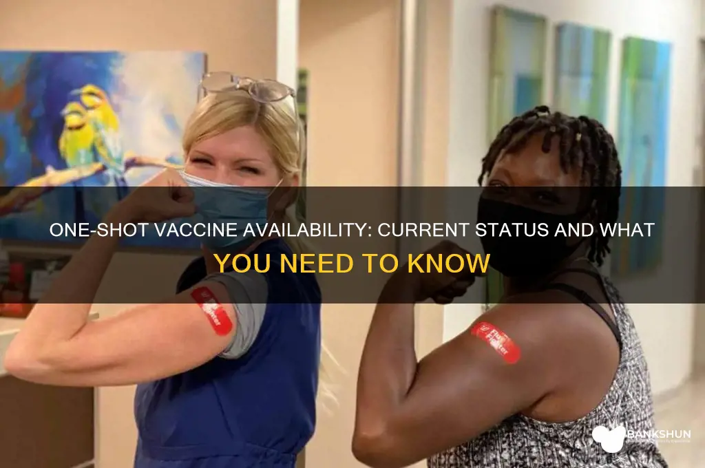 is the one shot vaccine available yet