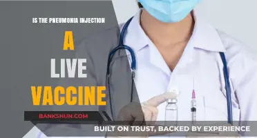 Is the Pneumonia Injection a Live Vaccine? Facts Explained