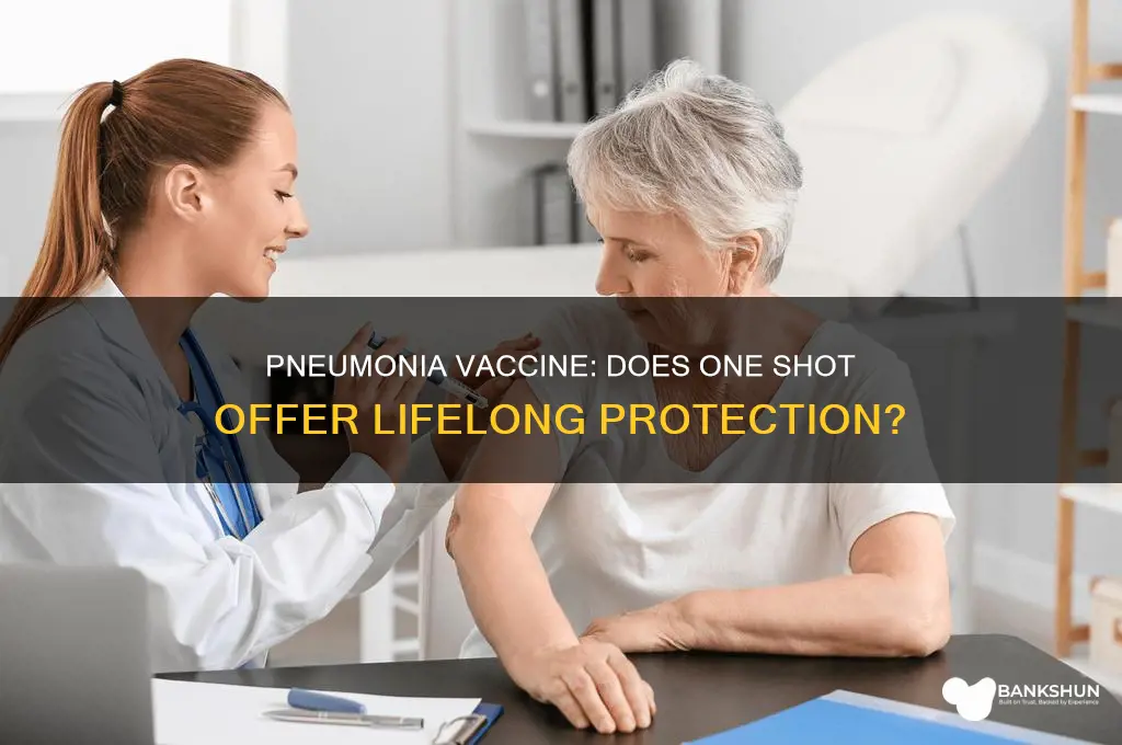 is the pneumonia vaccine for a lifetime