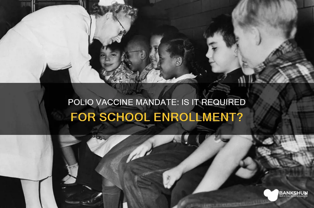 is the polio vaccine mandatory for school