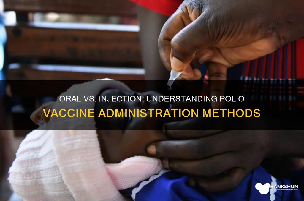 is the polio vaccine oral or injection