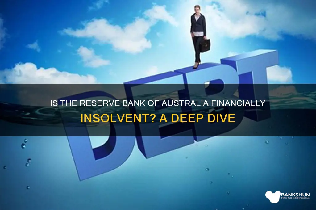 is the reserve bank of australia broke