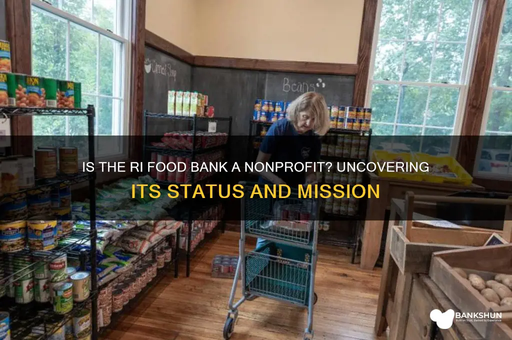 is the ri food bank a nonprofit