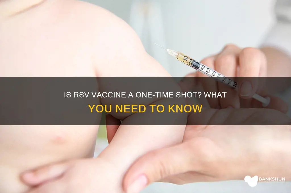 is the rsv a one time vaccine