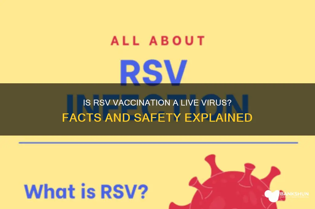 is the rsv vaccination a live virus