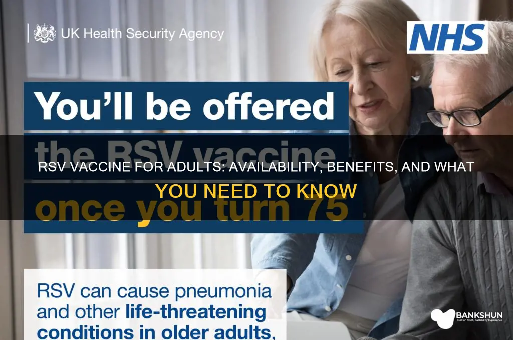 is the rsv vaccine available for adults